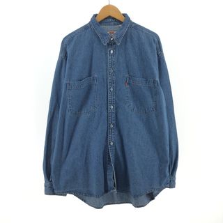 リーバイス(Levi's)の古着 90年代 リーバイス Levi's 長袖 デニムシャツ メンズXL ヴィンテージ /eaa398819(シャツ)