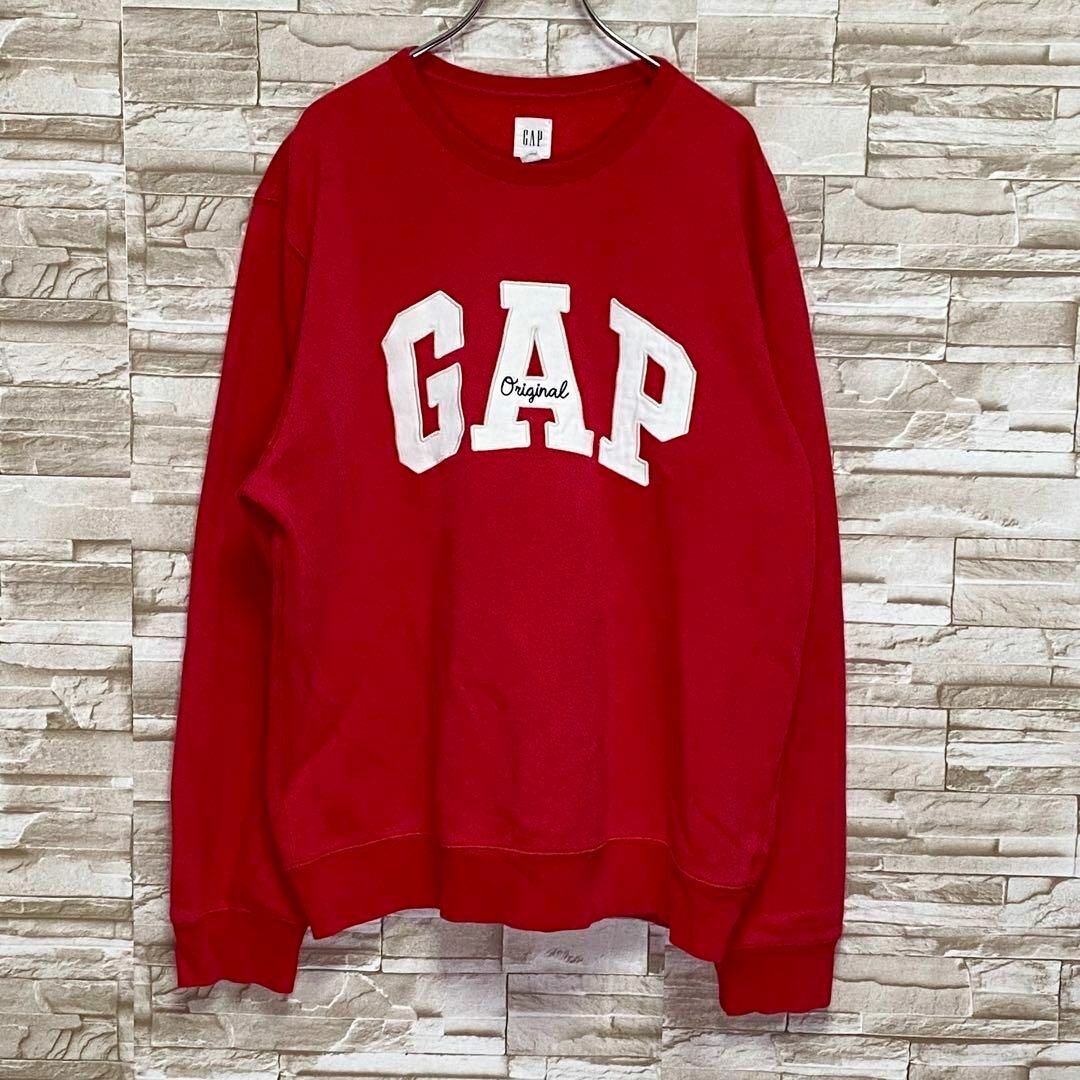 GAP(ギャップ)のGAP ギャップ オリジナル スウェット デカロゴ 刺繍ロゴ 希少カラー L メンズのトップス(スウェット)の商品写真