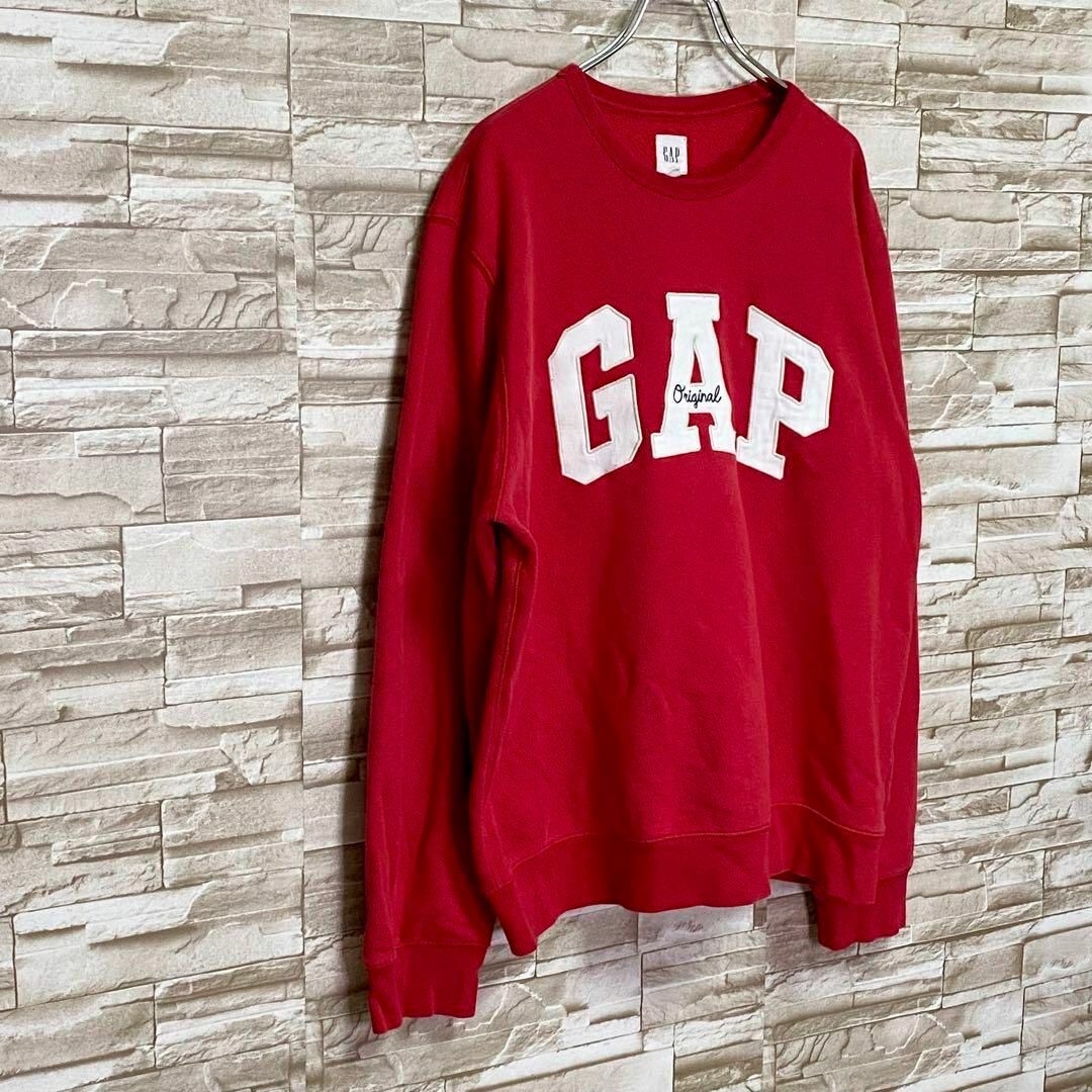 GAP(ギャップ)のGAP ギャップ オリジナル スウェット デカロゴ 刺繍ロゴ 希少カラー L メンズのトップス(スウェット)の商品写真