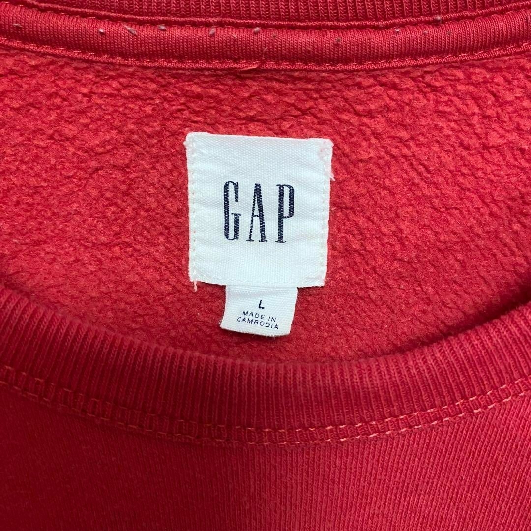 GAP(ギャップ)のGAP ギャップ オリジナル スウェット デカロゴ 刺繍ロゴ 希少カラー L メンズのトップス(スウェット)の商品写真