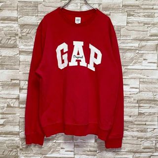 ギャップ(GAP)のGAP ギャップ オリジナル スウェット デカロゴ 刺繍ロゴ 希少カラー L(スウェット)