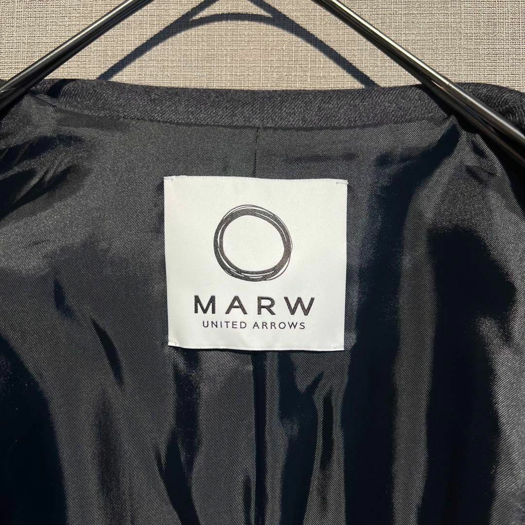 極美品 MARW UNITED ARROWS 3Bセットアップスーツ グレー