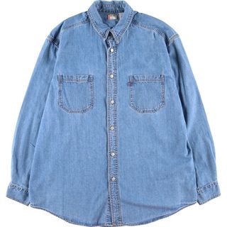 リーバイス(Levi's)の古着 リーバイス Levi's RED TAB 長袖 デニムシャツ メンズL /eaa398829(シャツ)