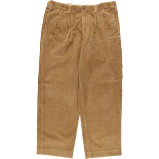 エルエルビーン(L.L.Bean)の古着 エルエルビーン L.L.Bean 太畝 ツータック コーデュロイパンツ メンズw36 ヴィンテージ /eaa398851(その他)