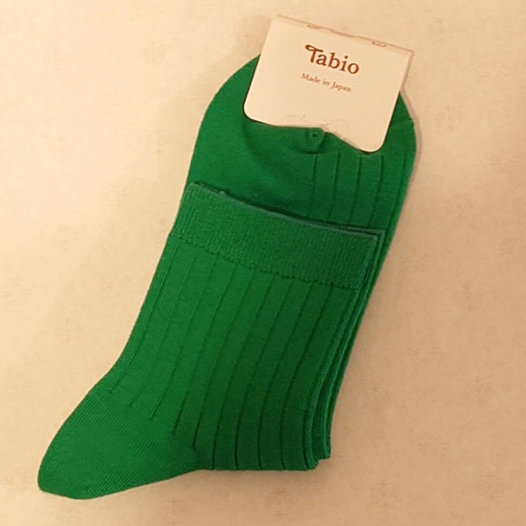 Tabio(タビオ)のTabioグリーンのソックス レディースのレッグウェア(ソックス)の商品写真