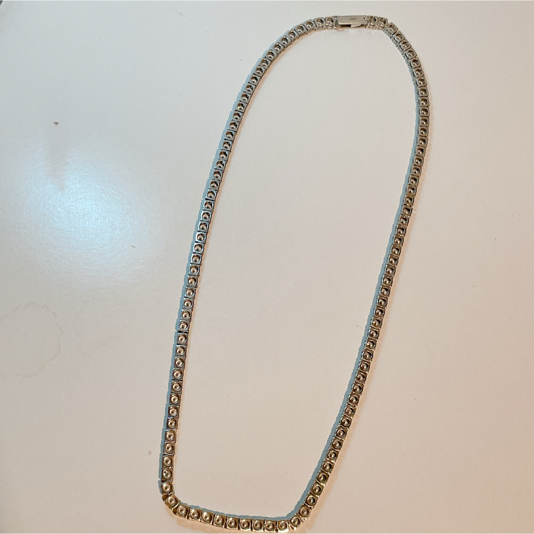 AVALANCHE(アヴァランチ)のAVALANCHE アヴァランチ silver925 テニスネックレス シルバー メンズのアクセサリー(ネックレス)の商品写真
