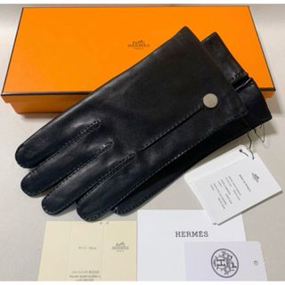 エルメス(Hermes)のエルメス　レザーグローブ　メンズ(手袋)