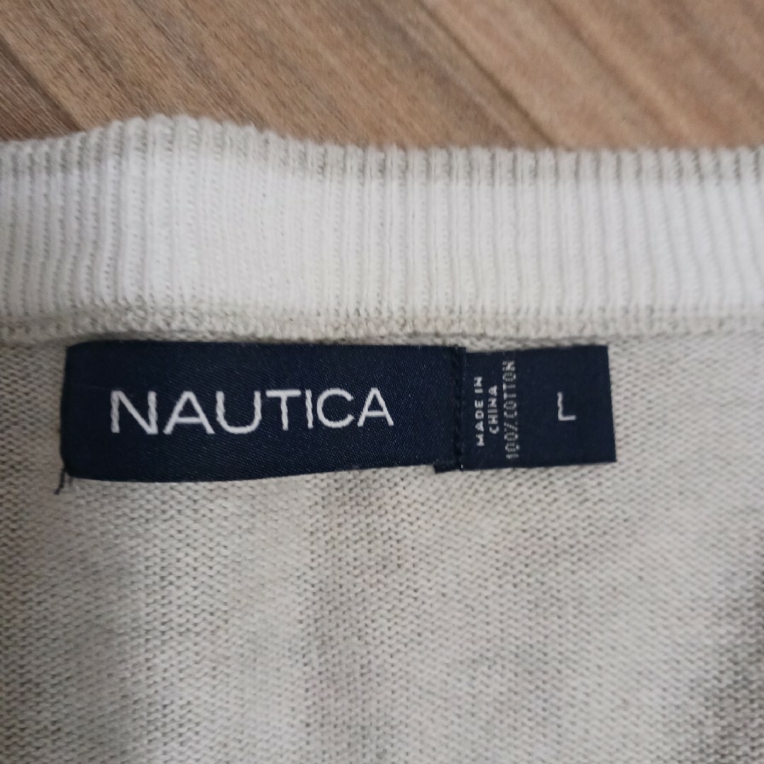 NAUTICA(ノーティカ)のノーティカ NAUTICA   Vネックコットンセータ－ メンズのトップス(ニット/セーター)の商品写真