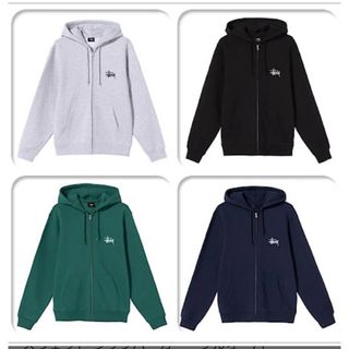 ステューシー(STUSSY)のSTUSSY ジップパーカー (パーカー)