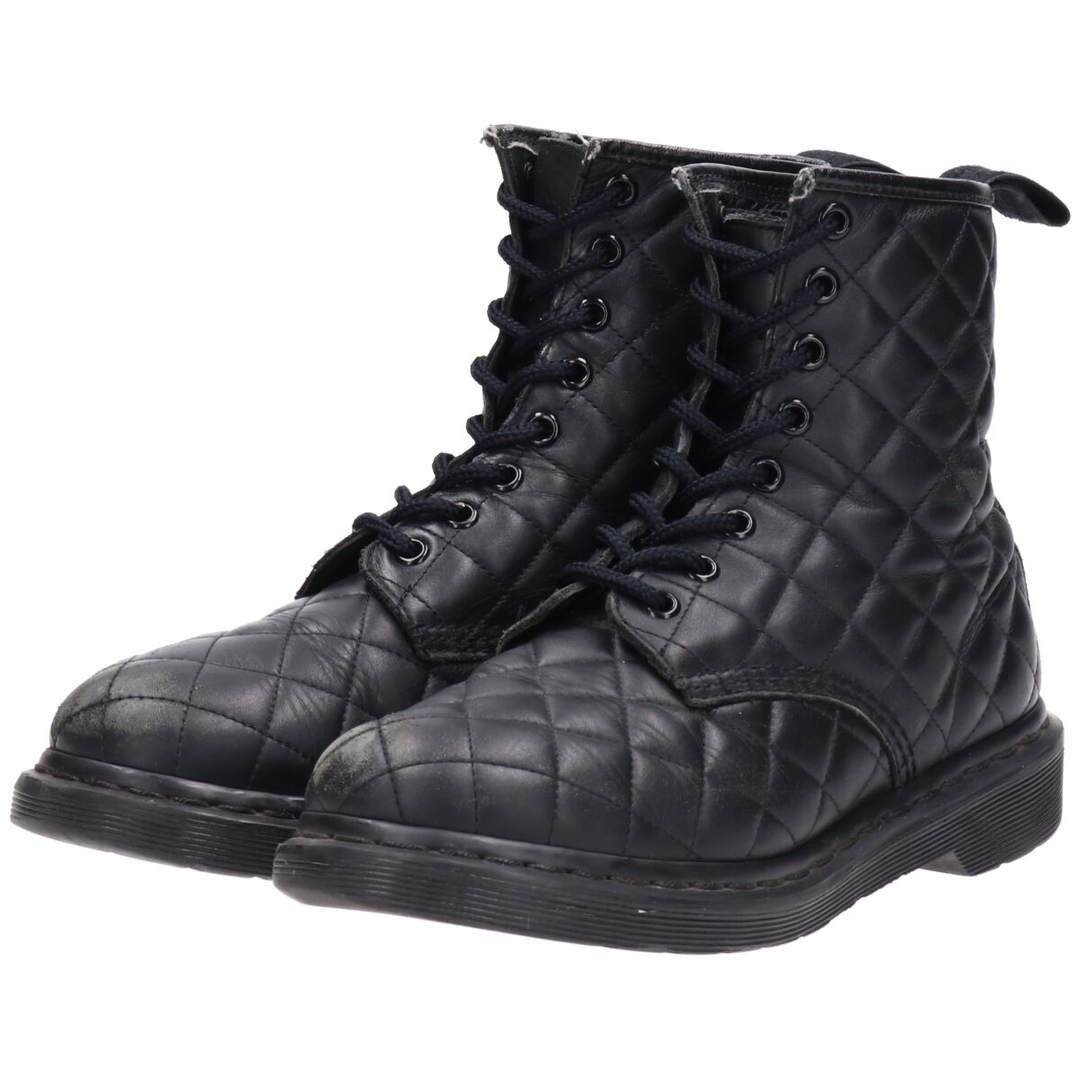 Dr.Martens(ドクターマーチン)の古着 ドクターマーチン Dr.Martens キルティング 8ホールブーツ UK5 レディース23.5cm /saa009578 レディースの靴/シューズ(ブーツ)の商品写真