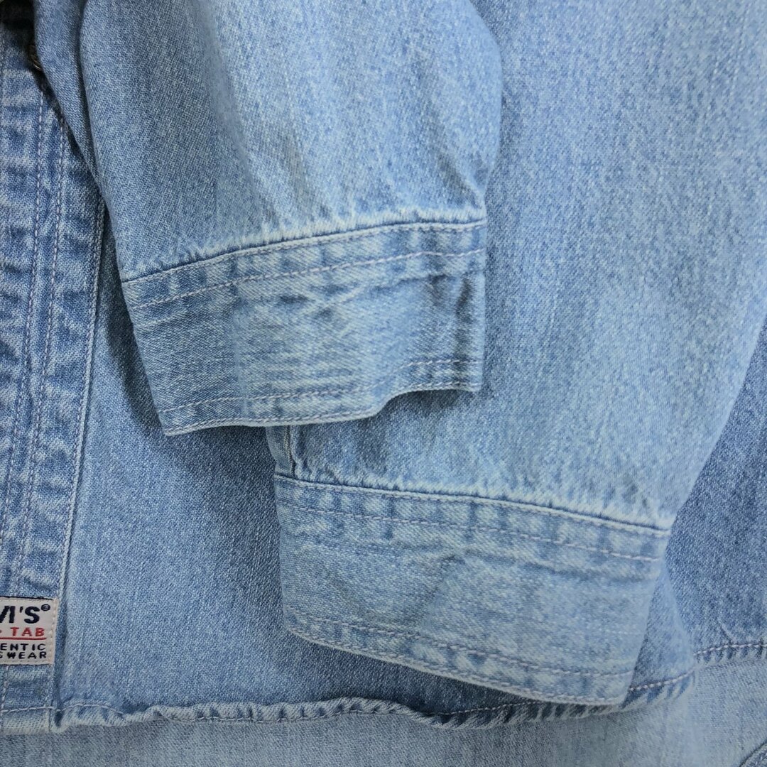 Levi's(リーバイス)の古着 90年代 リーバイス Levi's 長袖 デニムシャツ メンズL ヴィンテージ /eaa398816 メンズのトップス(シャツ)の商品写真