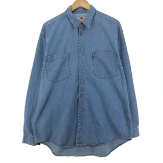 リーバイス(Levi's)の古着 90年代 リーバイス Levi's 長袖 デニムシャツ メンズL ヴィンテージ /eaa398816(シャツ)