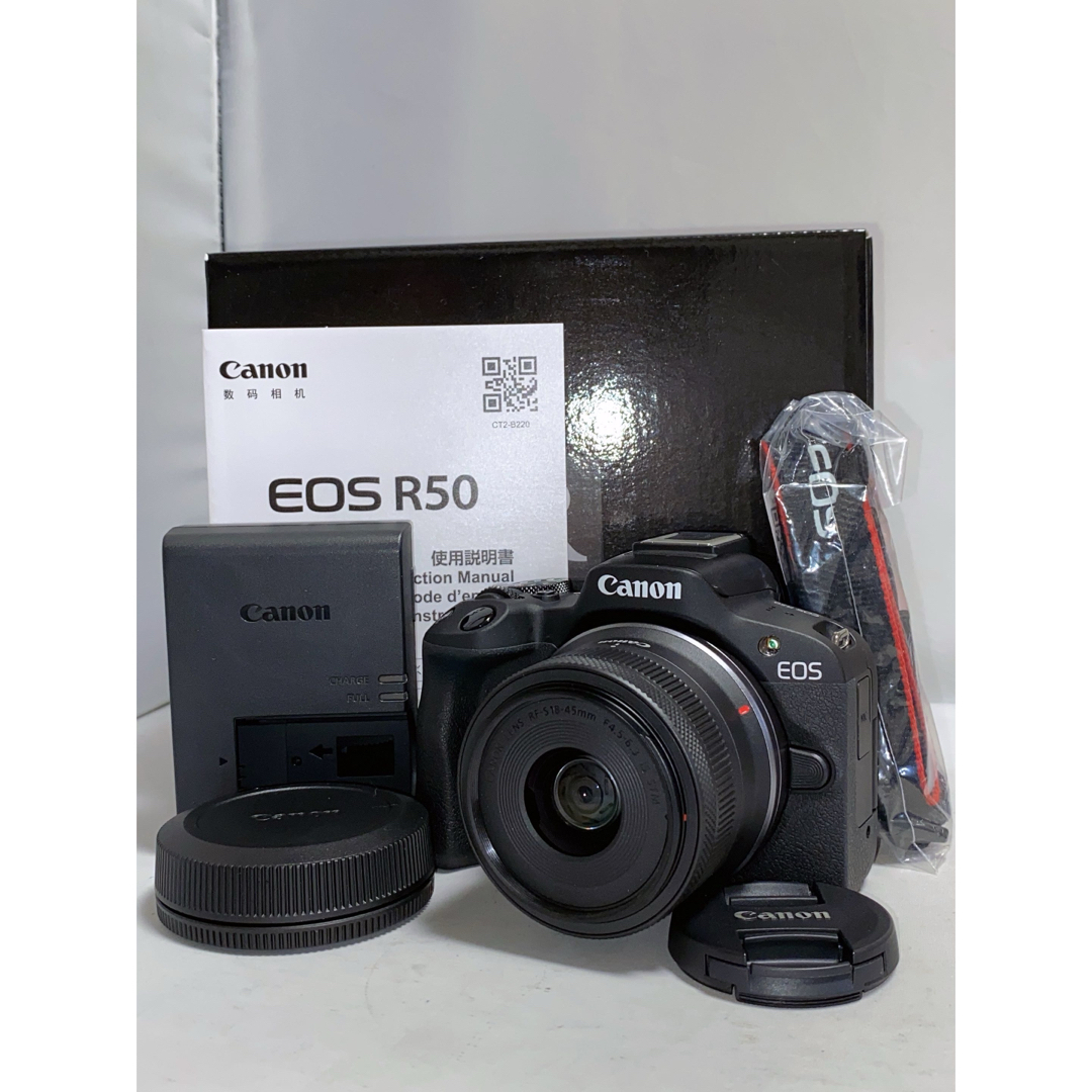 【未使用品】Canon EOS R50 18-45mm レンズキット カメラ