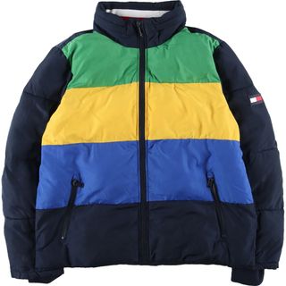 トミーヒルフィガー(TOMMY HILFIGER)の古着 トミーヒルフィガー TOMMY HILFIGER 中綿ジャケット パファージャケット メンズL /eaa384877(ダウンジャケット)