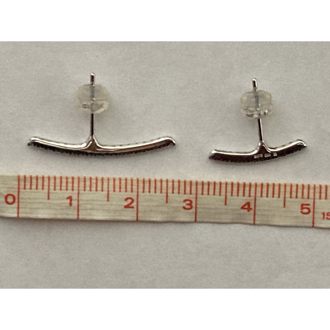 美品 ヒロタカ ダイヤモンドバー 立ち止まる ピアス HIROTAKA 両耳 美品 ヒロタカ ダイヤモンドバー 立ち止まる ピアス HIROTAKA 両耳