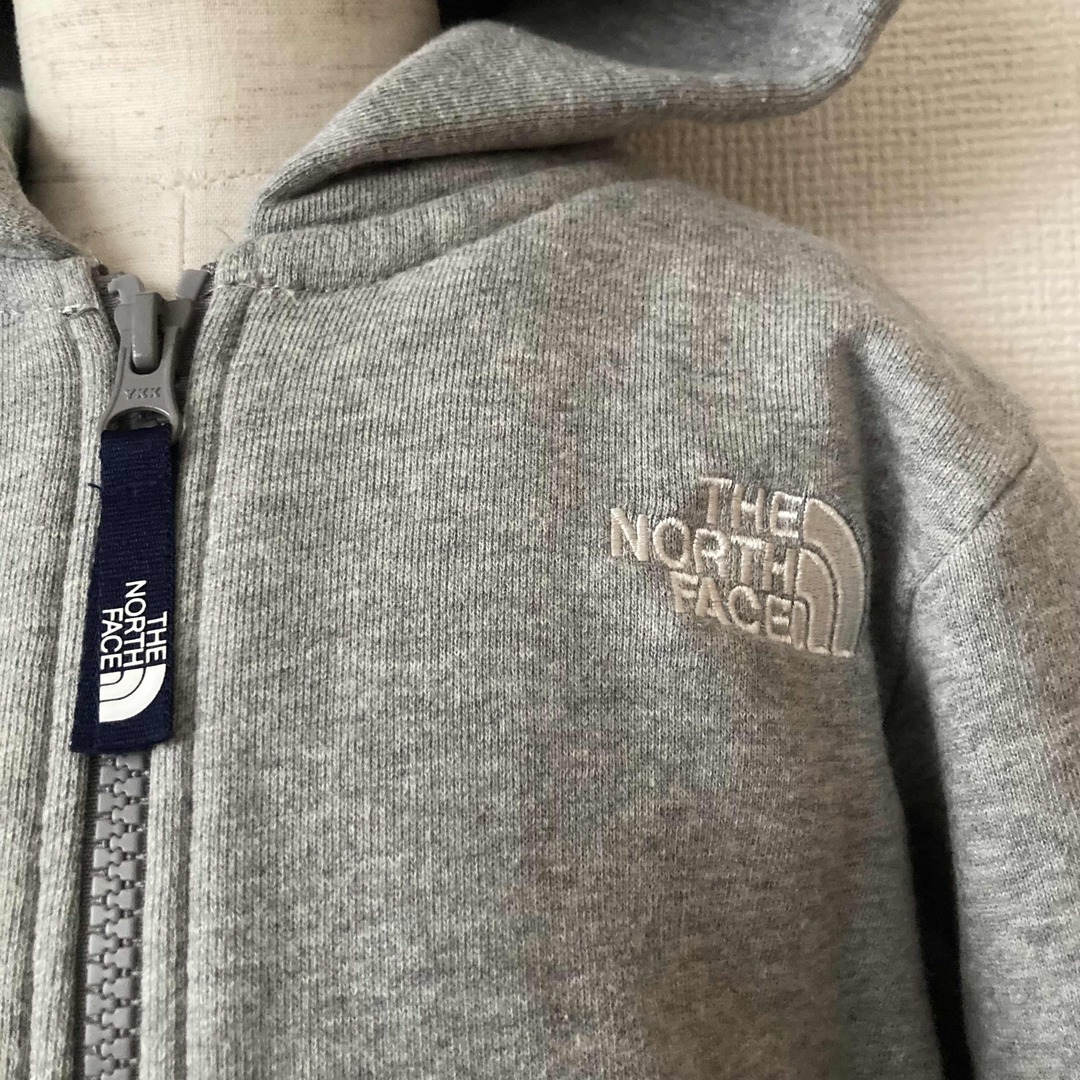 THE NORTH FACE(ザノースフェイス)のTHE NORTH FACE ノースフェイス 裏起毛 パーカー 110 キッズ/ベビー/マタニティのキッズ服男の子用(90cm~)(カーディガン)の商品写真