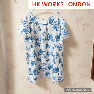 シマムラ(しまむら)のHK WORKS LONDON（エイチケーワークスロンドン）小花柄　半袖　ブラウ(カットソー(半袖/袖なし))