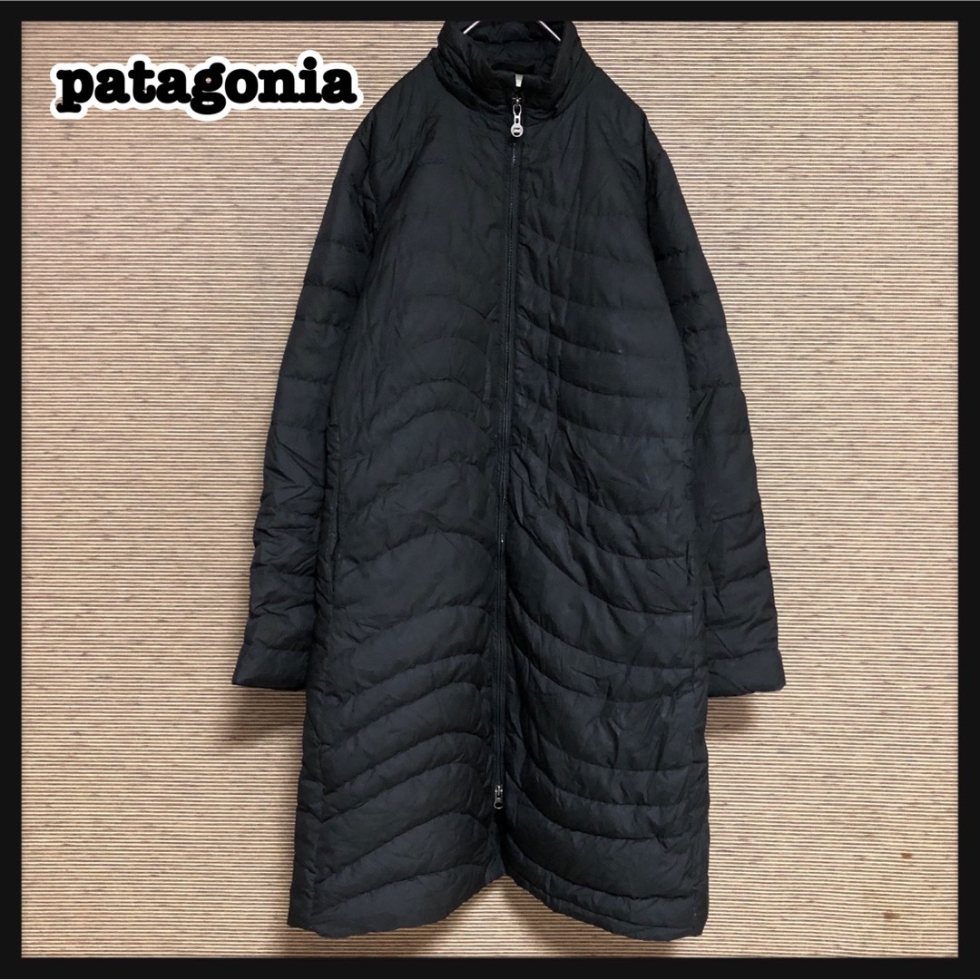 美品 patagonia ダウンコート グースダウン Aライン