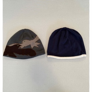 パタゴニア(patagonia)のパタゴニア　ニット帽　＋新品ユニクロ(帽子)