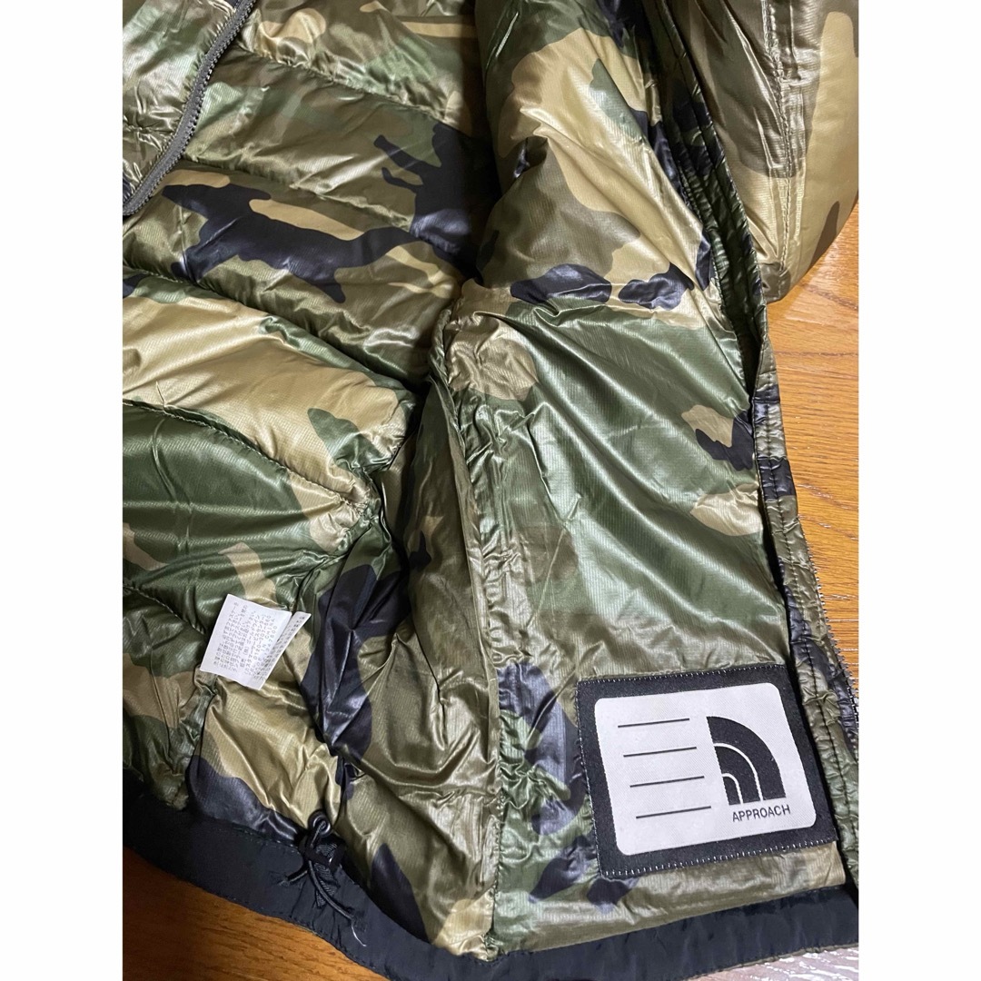 THE NORTH FACE(ザノースフェイス)のノースフェイス　キッズ　ダウン　140 ジャケット　アウター　迷彩　カモ キッズ/ベビー/マタニティのキッズ服男の子用(90cm~)(ジャケット/上着)の商品写真