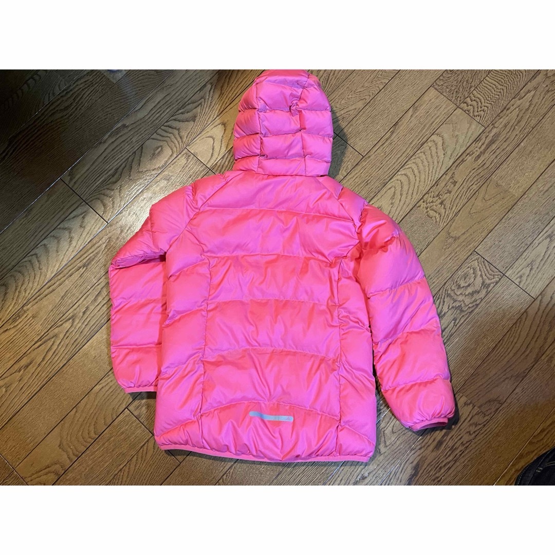 adidas(アディダス)のアディダス 中綿ジャケット 130 ピンク キッズ/ベビー/マタニティのキッズ服女の子用(90cm~)(ジャケット/上着)の商品写真