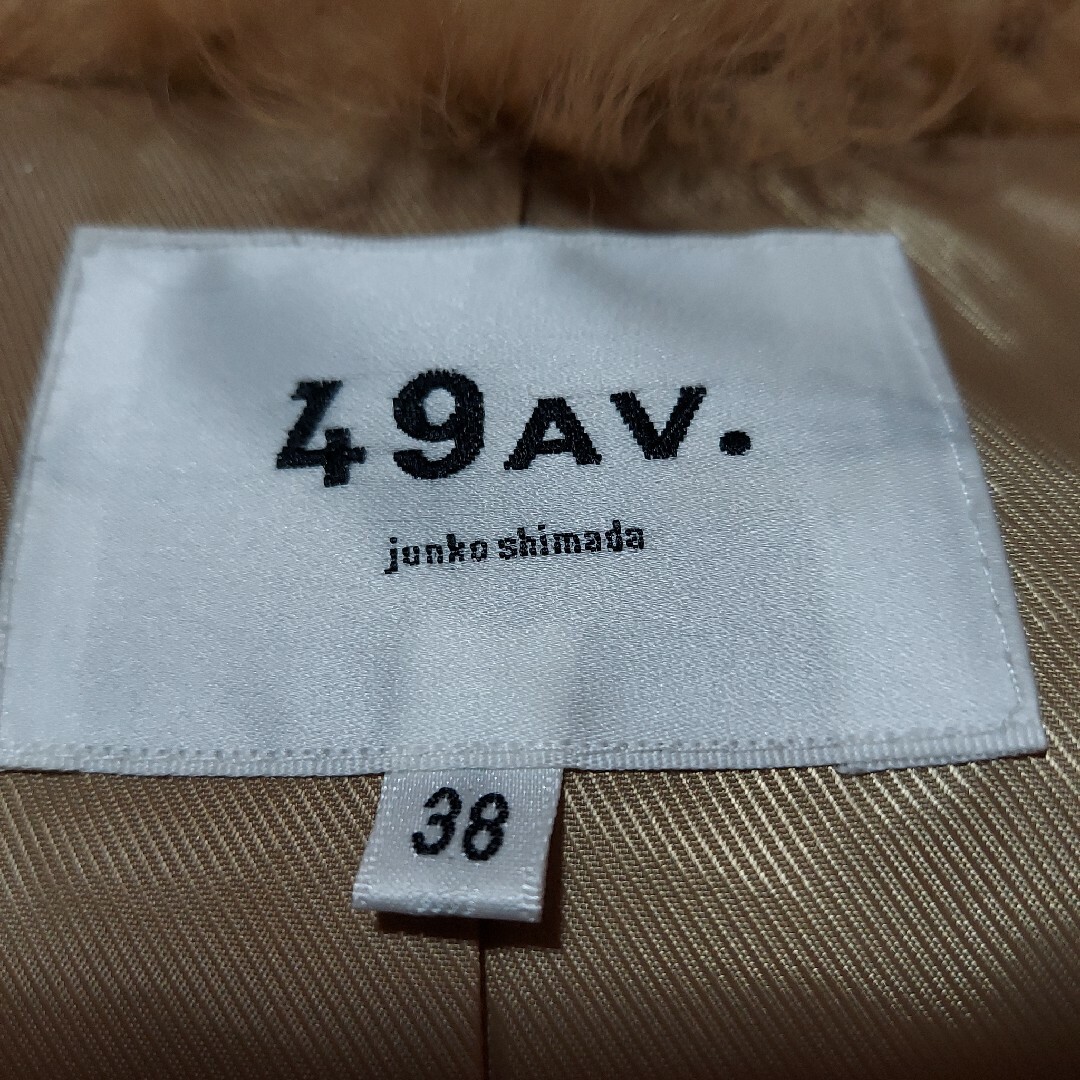 49AV.ジュンコ シマダ チキアンラムファーショートコート レディースのジャケット/アウター(毛皮/ファーコート)の商品写真