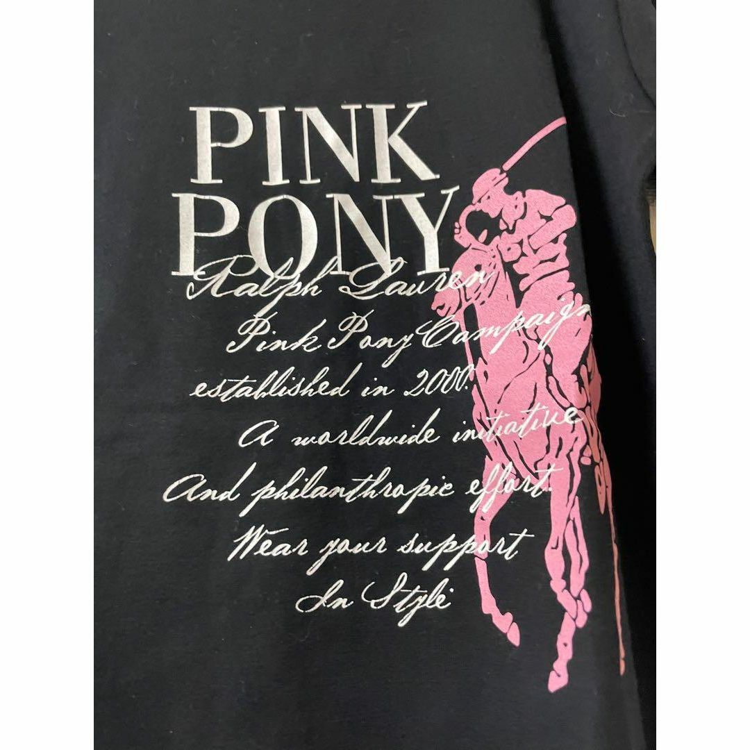 Ralph Lauren(ラルフローレン)のRALPH LAUREN ラルフローレン　Tシャツ PINK PONY L レディースのトップス(Tシャツ(半袖/袖なし))の商品写真