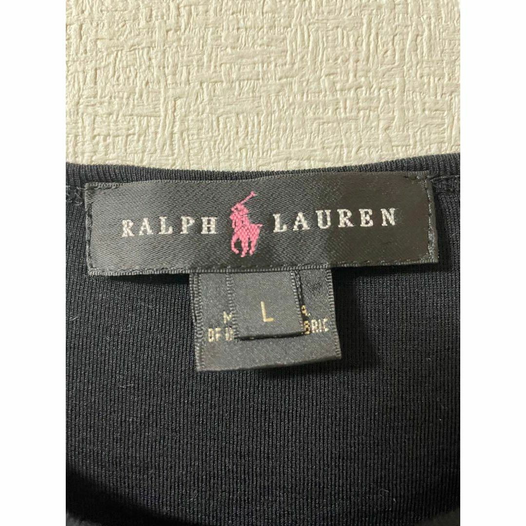 Ralph Lauren(ラルフローレン)のRALPH LAUREN ラルフローレン　Tシャツ PINK PONY L レディースのトップス(Tシャツ(半袖/袖なし))の商品写真