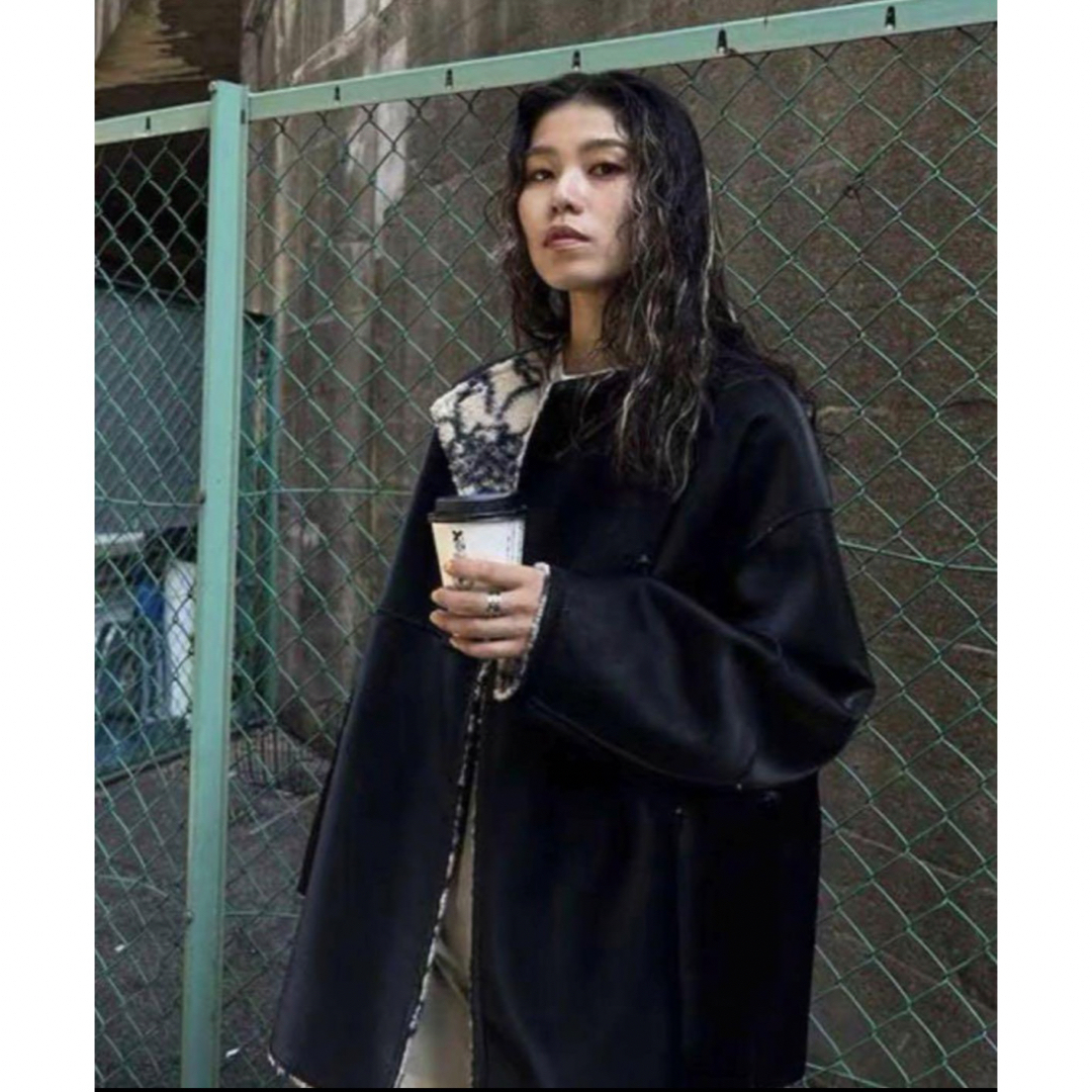 Ameri VINTAGE - REVERSIBLE FAKE BOA MIDI COATの通販 by smile Ameri VINTAGE - REVERSIBLE FAKE BOA MIDI COATの通販 by smile