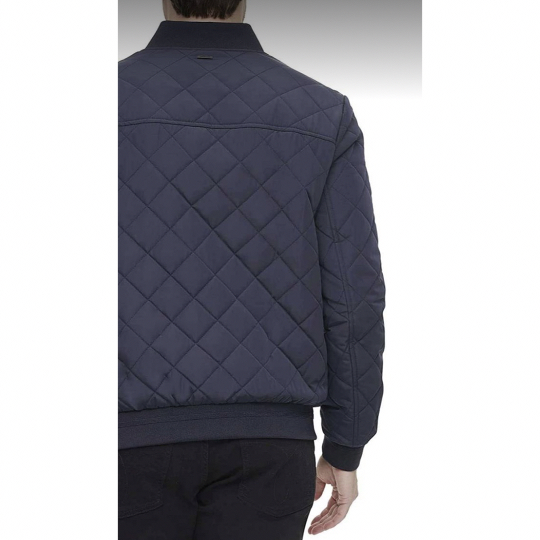 Calvin Klein(カルバンクライン)のカルバンクライン 中綿 キルティングジャケット MA-1 ネイビー L メンズのジャケット/アウター(ナイロンジャケット)の商品写真