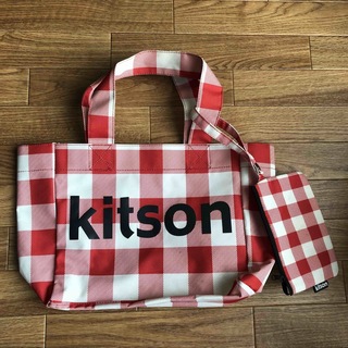キットソン(KITSON)の雑誌付録　kitson ギンガムチェックトート&ミニポーチ(トートバッグ)