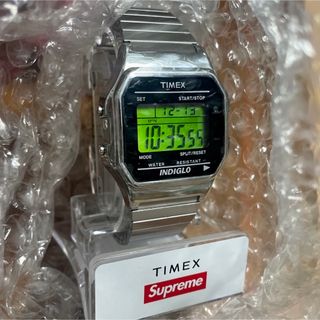 シュプリーム(Supreme)の【新品未使用】Supreme × Timex Silver シュプリーム(腕時計(デジタル))