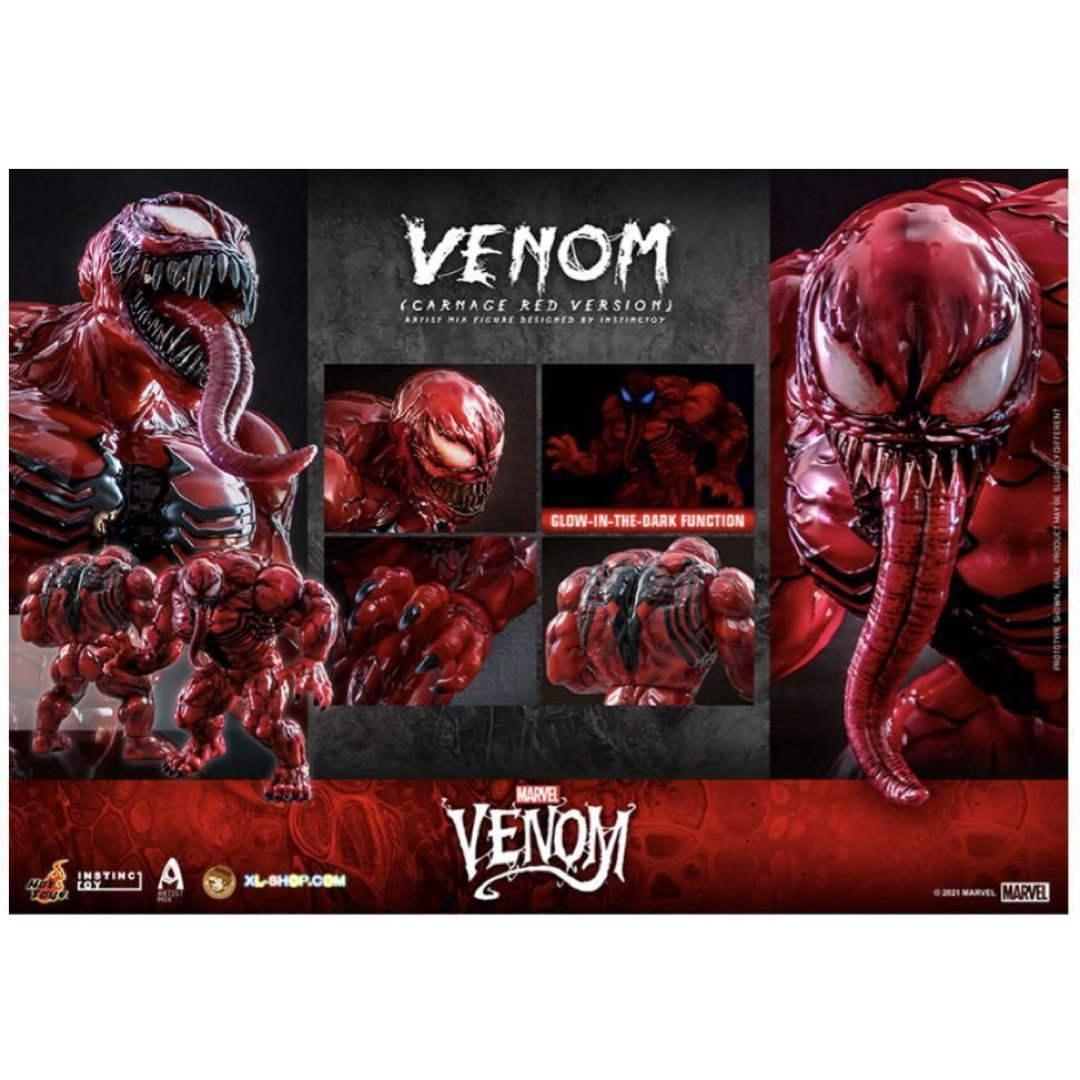 AMC034ホットトイズ ヴェノム Venom カーネイジ・レッド Artistホットトイズ