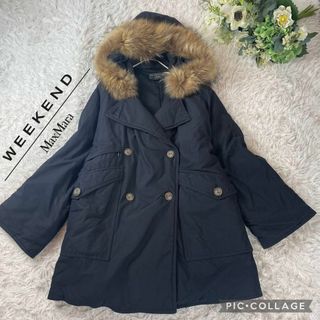 ウィークエンドマックスマーラ(Weekend Max Mara)の【良品】ウイークエンドマックスマーラ★ファーダウンコート★ダブル★中綿(ダウンジャケット)