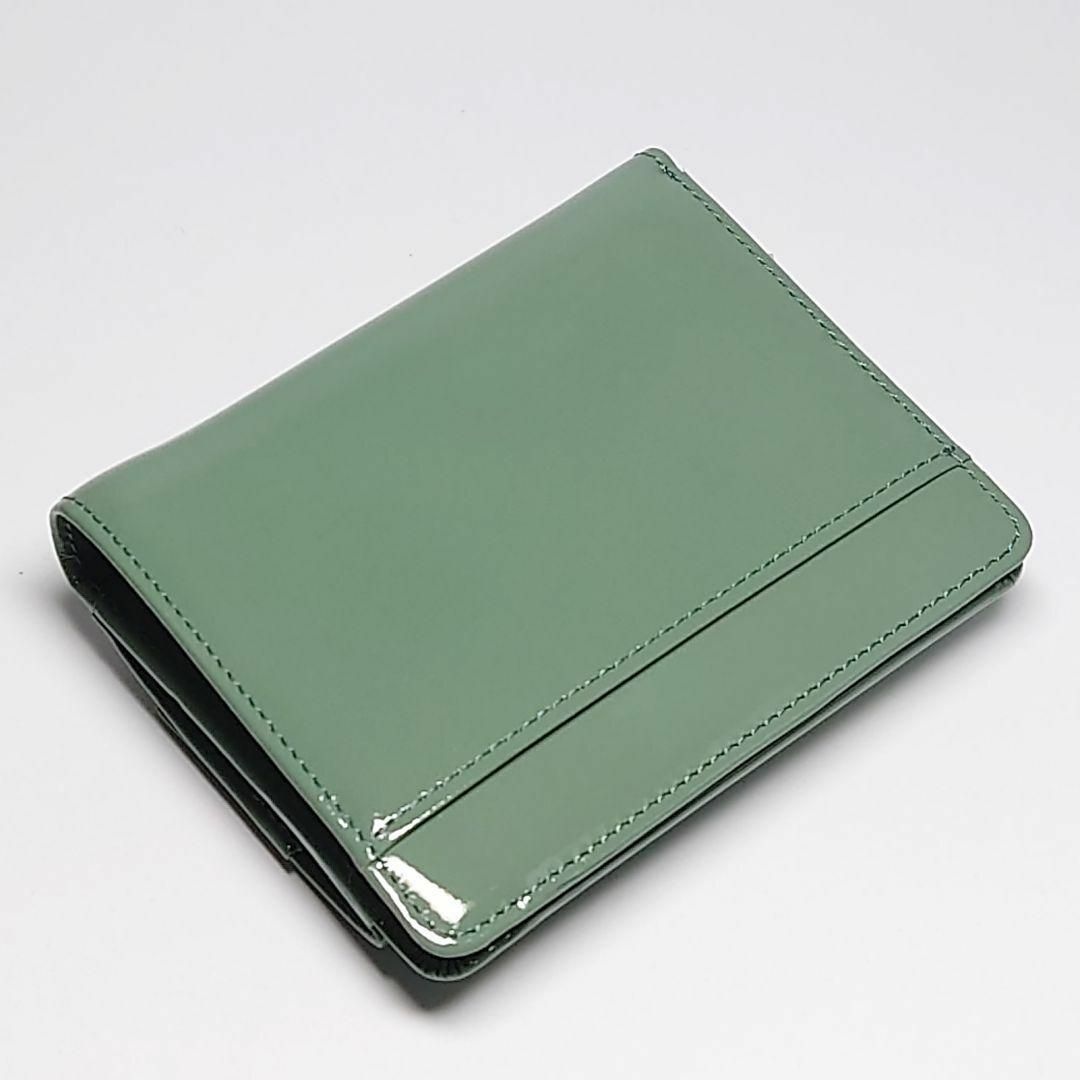 新品 マーガレットハウエルアイデア 二つ折り財布 コンパクト財布 ブルーグレー