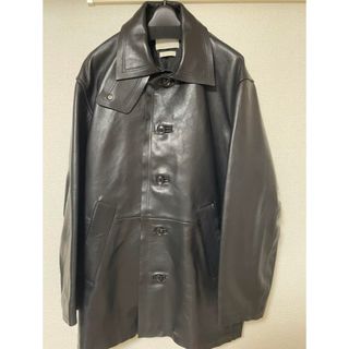 ヨーク(YOKE)のYOKE Cut-Off Leather Car Coat ヨーク　レザー(レザージャケット)