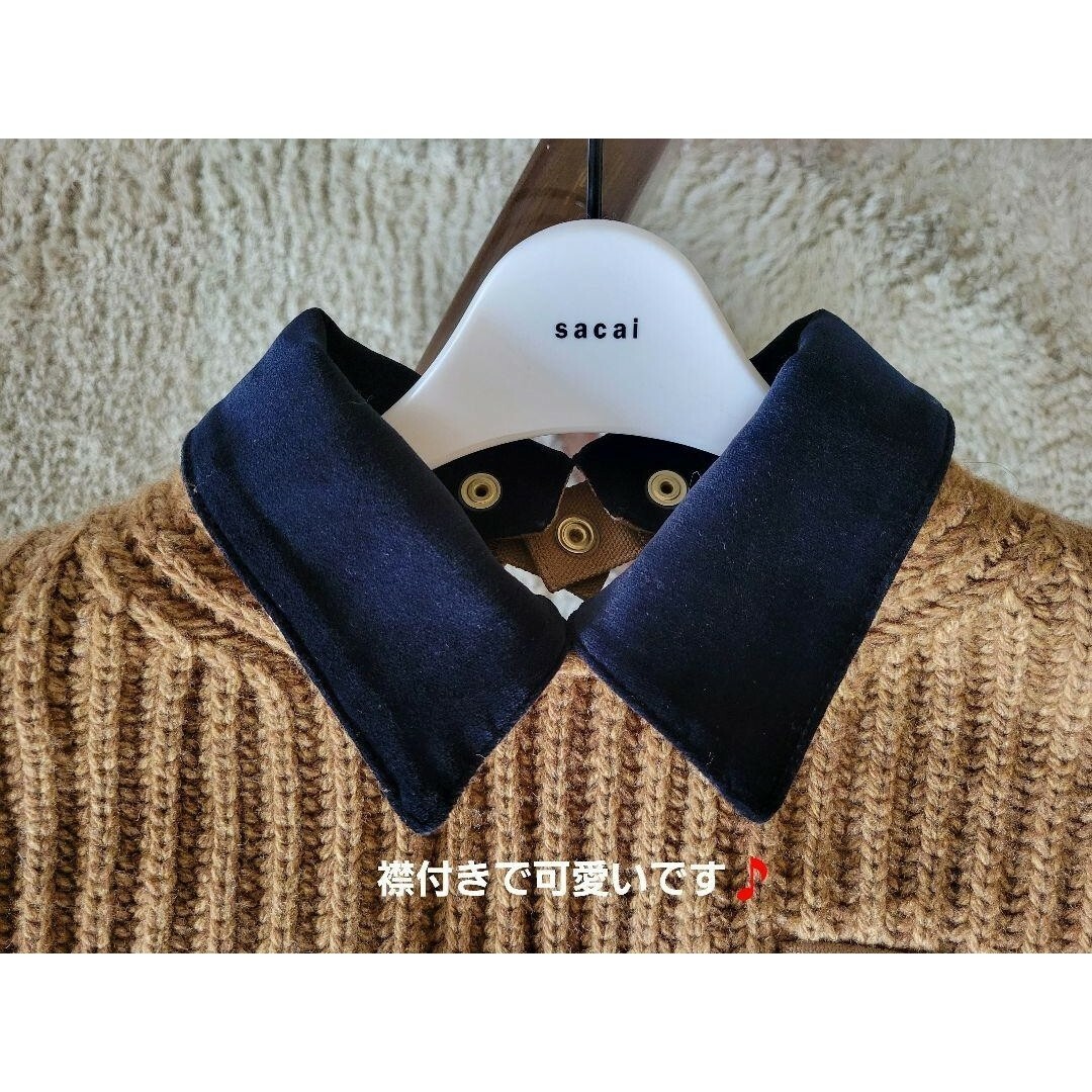 sacai(サカイ)のsacai × Carhartt WIP 2023 ニットプルオーバー レディースのトップス(ニット/セーター)の商品写真