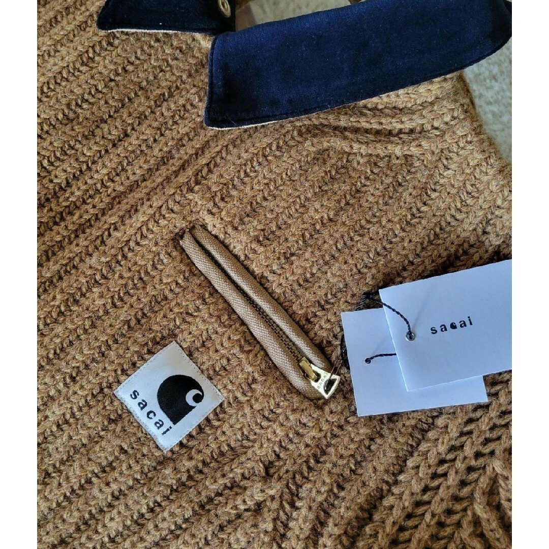 sacai(サカイ)のsacai × Carhartt WIP 2023 ニットプルオーバー レディースのトップス(ニット/セーター)の商品写真