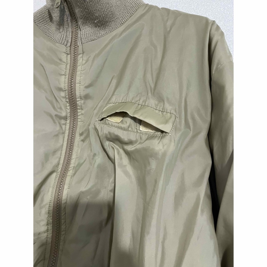 Santa Monica(サンタモニカ)の古着　used vintage リバーシブルブルゾン　ジャケット　ベージュカーキ メンズのジャケット/アウター(ブルゾン)の商品写真
