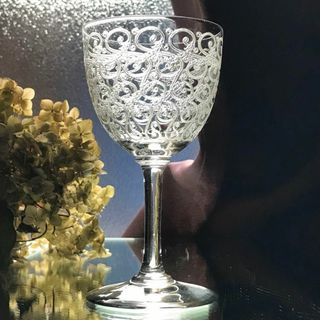 バカラ(Baccarat)の美しい☆オールドバカラBACCARAT♡コンブールCombourg♡ワイングラス(グラス/カップ)