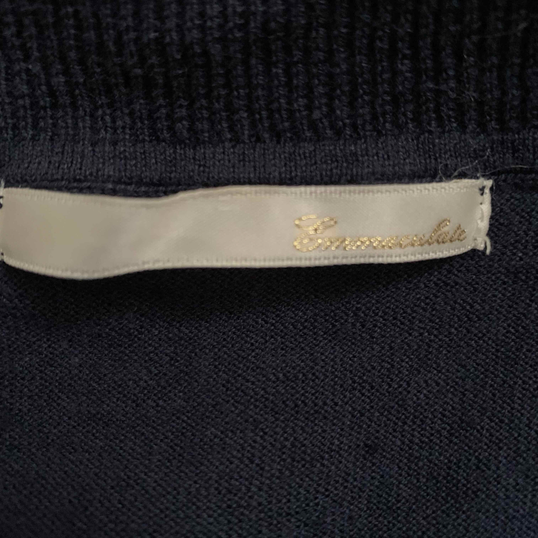 emmaculate エマキュレイト 綿シルクニット レディースのトップス(ニット/セーター)の商品写真