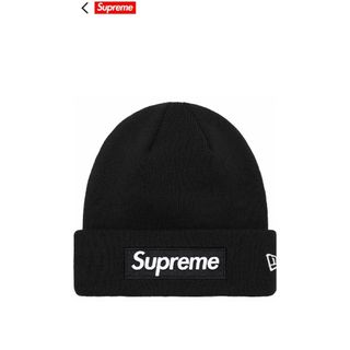 シュプリーム(Supreme)のSupreme New Era Box Logo Beanie "Black"(ニット帽/ビーニー)