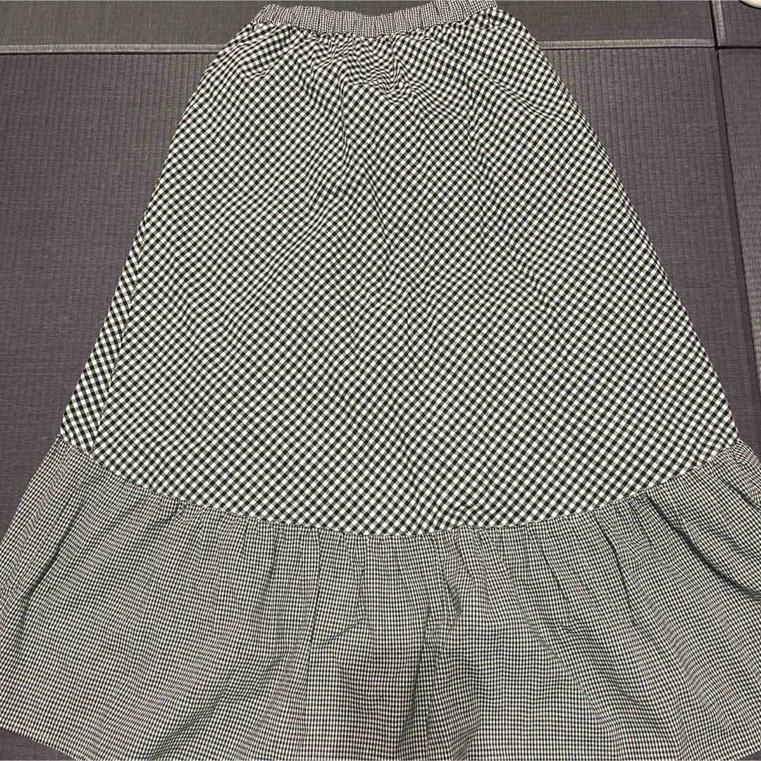 w closet(ダブルクローゼット)の【w closet】ロングスカート　チェック レディースのスカート(ロングスカート)の商品写真