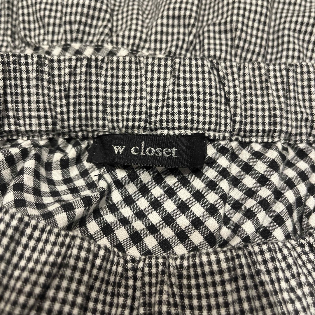 w closet(ダブルクローゼット)の【w closet】ロングスカート　チェック レディースのスカート(ロングスカート)の商品写真