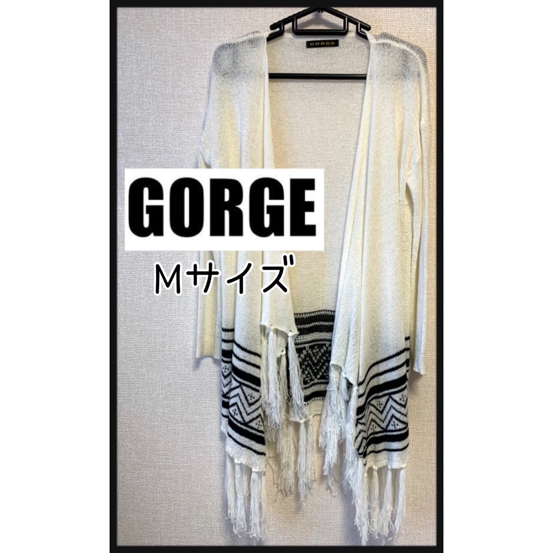 GORGE(ゴージ)のGORGE カーディガン レディース 白 レディースのトップス(カーディガン)の商品写真