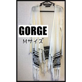 ゴージ(GORGE)のGORGE カーディガン レディース 白(カーディガン)