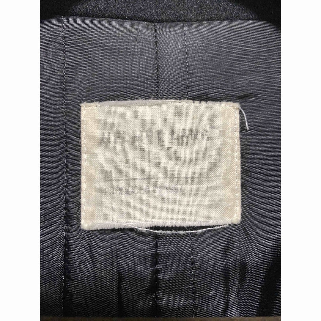 HELMUT LANG(ヘルムートラング)のhelmut lang 1997aw 本人期ペンキラインコート　深水光太さん着用 メンズのジャケット/アウター(チェスターコート)の商品写真