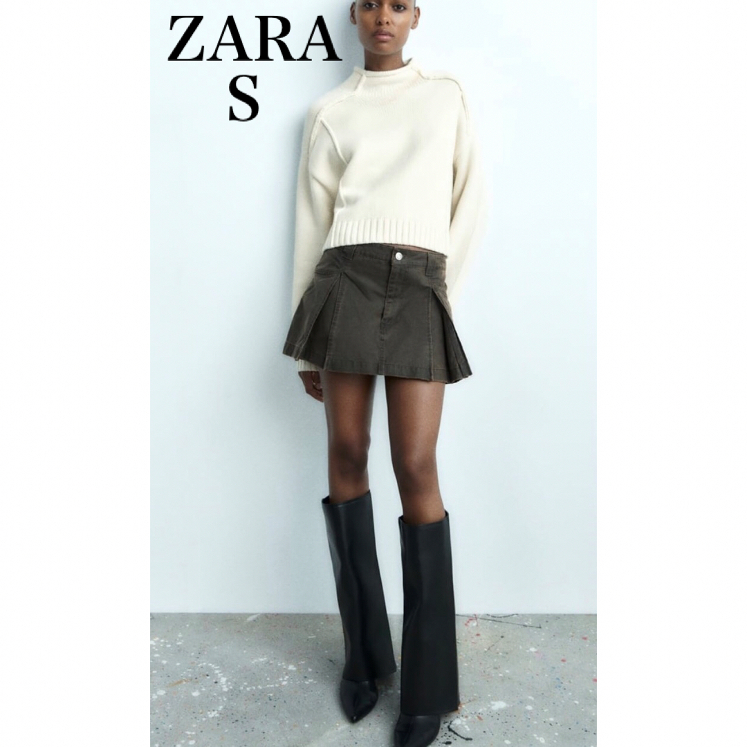 ZARA ビジブルシームニットセーター 完売 今期 新品タグ付き-