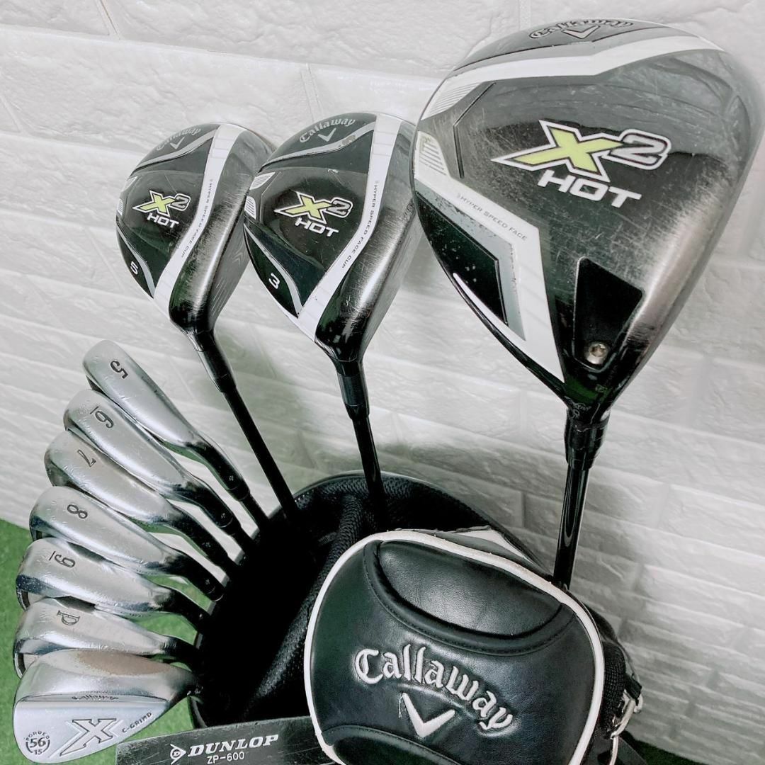 Callaway - ゴルフクラブセット メンズ キャロウェイ X2HOT 11本