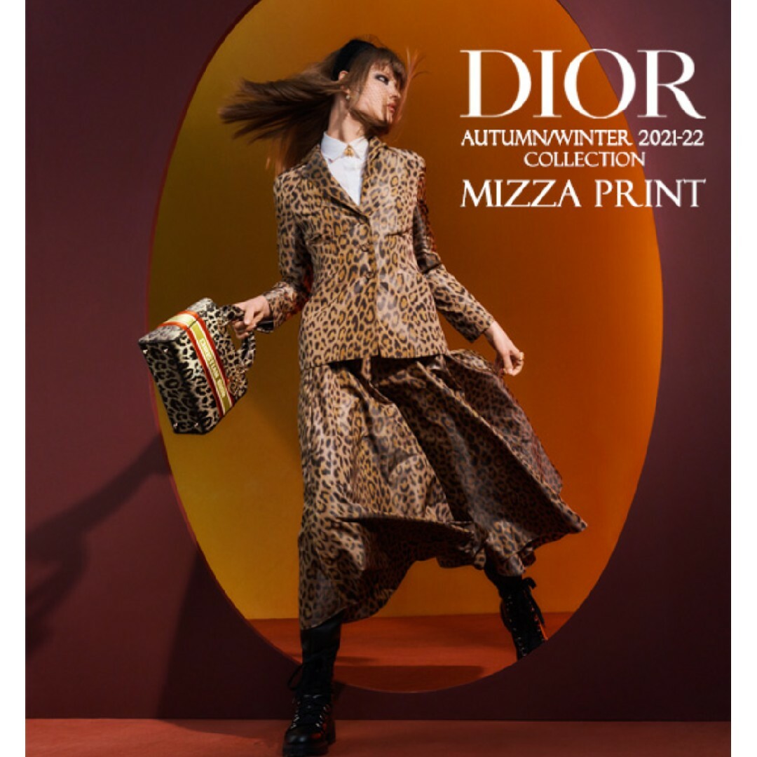 Christian Dior(クリスチャンディオール)のChristian Dior レオパードプリント MIZZA  バージャケット レディースのジャケット/アウター(テーラードジャケット)の商品写真